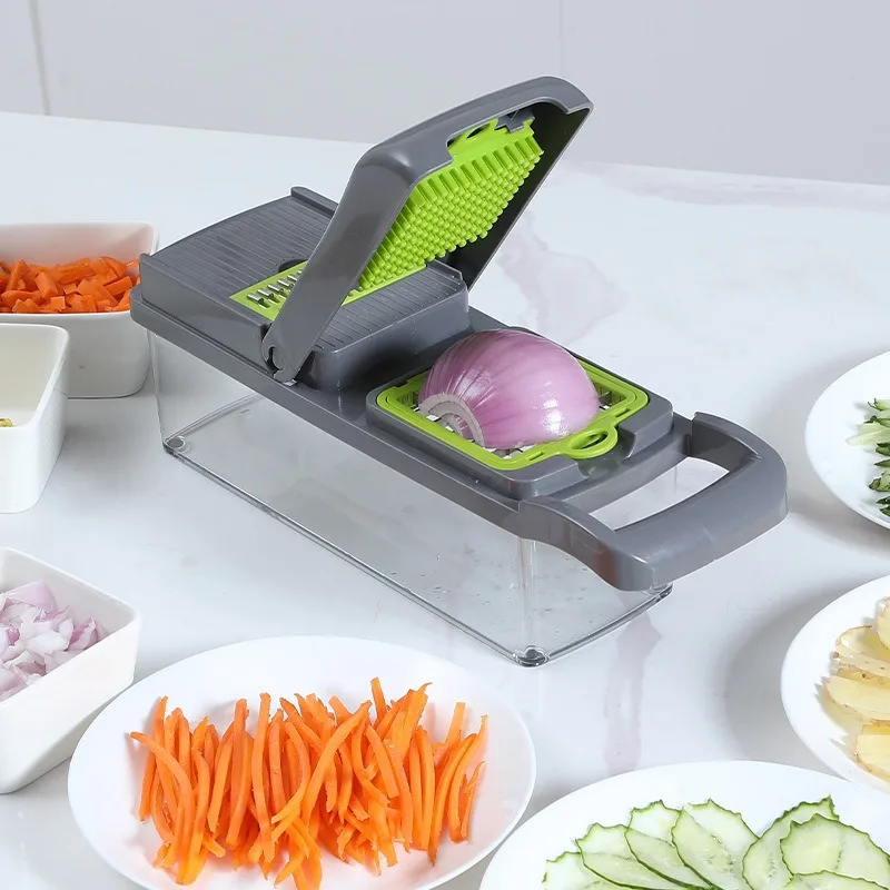 14 in 1 Multifunctional Vegetable Chopper Handle Food Grate Food Chopper Vegetable Slicer Dicer Cut Kitchen Items cocina tool