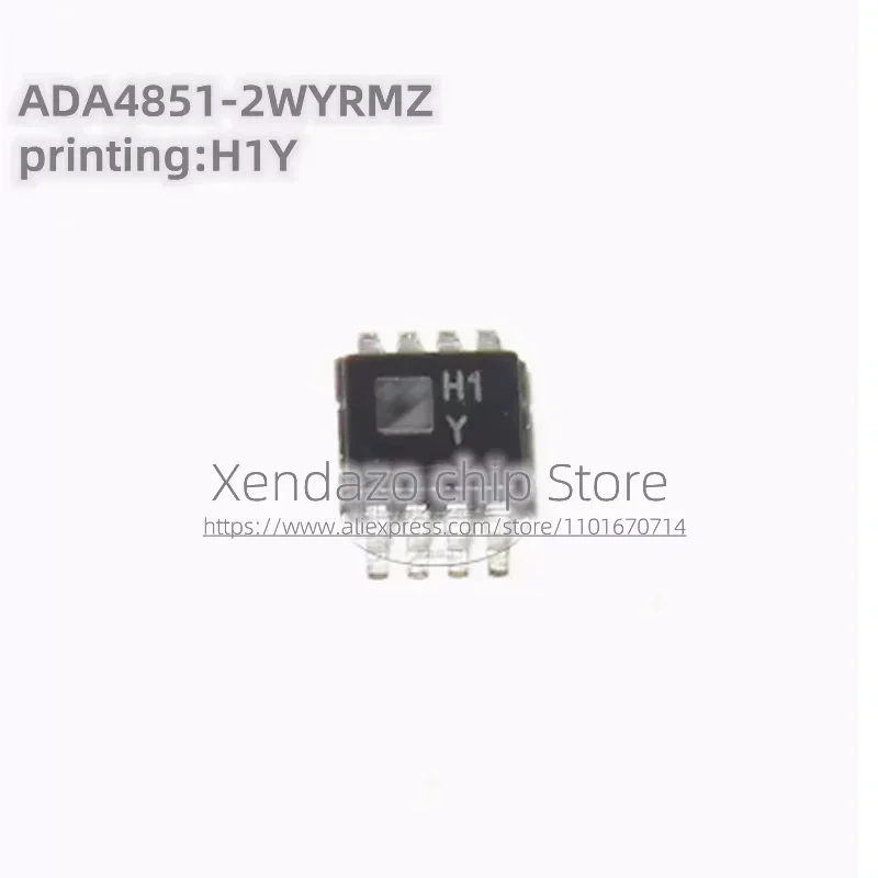 5pcs/lot ADA4851-2WYRMZ-RL7 ADA4851-2WYRMZ ADA4851 Silk screen printing H1Y MSOP-8 package High-speed operational amplifier chip