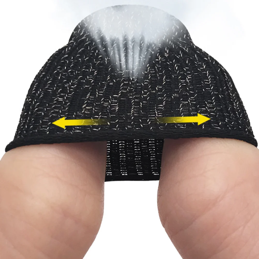 

10 Pcs Game Finger Stall Touch Feeling Sleeve Fingertip Cover for Touchscreen Cots Lightweight Protectors Mobile Gaming