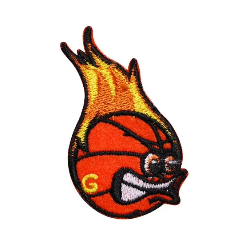 Embroidery Soccer Badge Iron on Ball Patch Basketball Baseball Rugby Football Cartoon Mini Cloth Appliques for Tshirt Jersey DIY