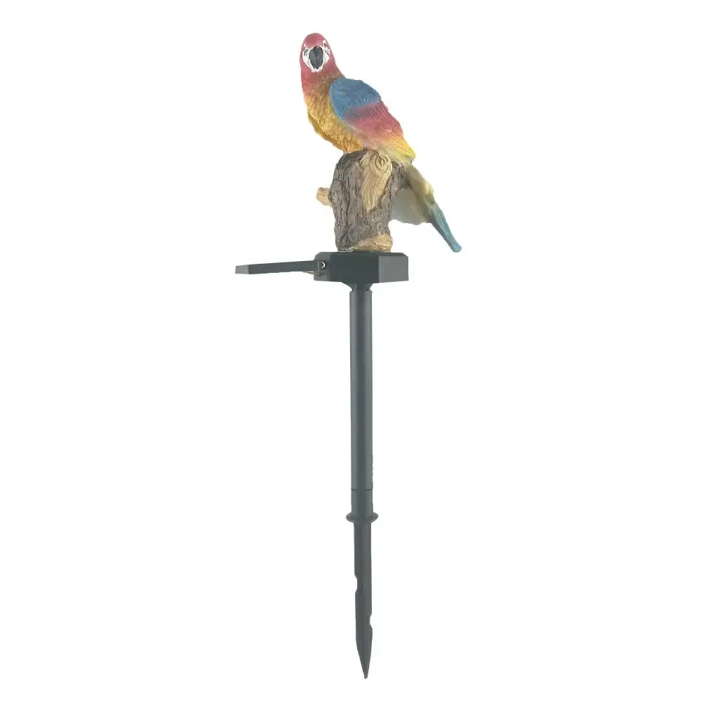 

Solar Energy LED Lawn Lamp Resin Parrot Outdoor Decorative Light Garden Pathway Driveway Fence Walkway Solar Powered Eco