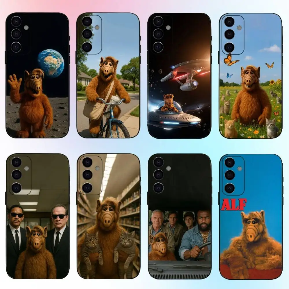 

A-Alf TV Series Phone Case For Samsung Galaxy A73,A72,A71,A70,A53,A52,A51,Others Soft Black Cover