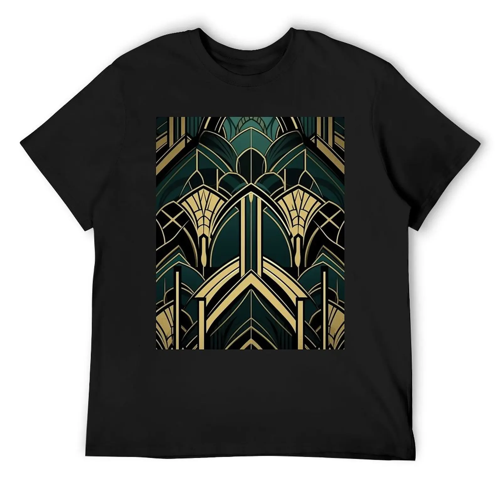 

art deco T-Shirt shirts graphic designer shirts customizeds cotton t shirt men