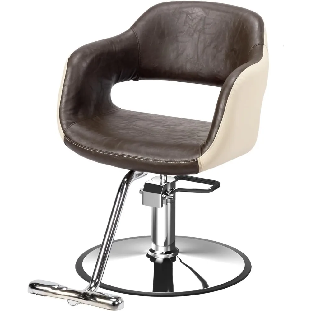 

Salon Chair for Hair Stylist, Hair Chair with Footrest Hydraulic Pump, for Braiding Cosmetology Beauty Spa Styling Hair