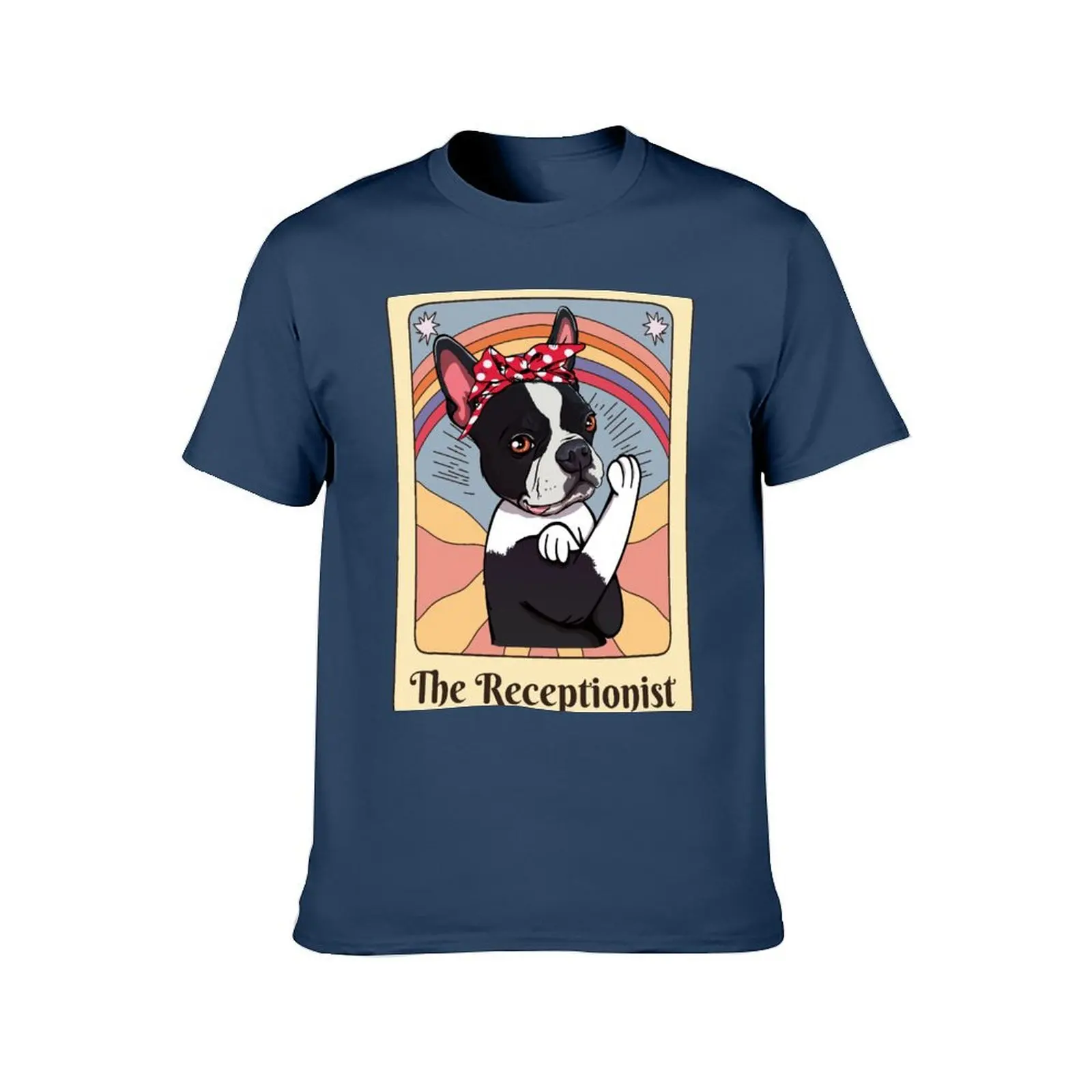 Vet Receptionist Appreciation Veterinary Receptionist Dog Tarot T-Shirt new edition anime t shirts men clothes