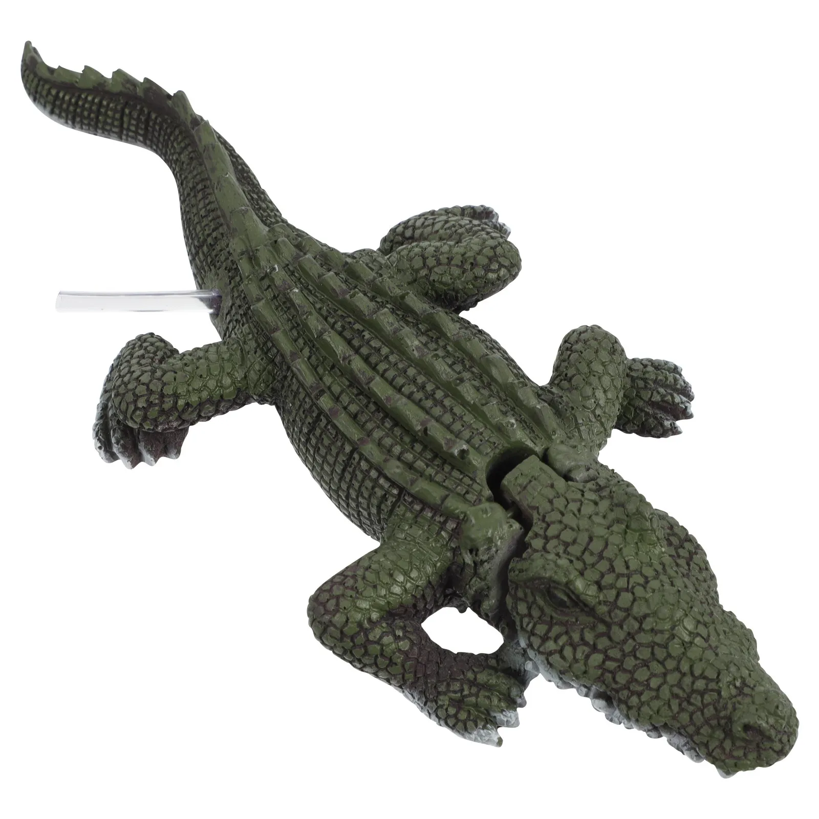 

1Pcs Resin Alligator Simulation Realistic Ocean Wildlife Ornament for Cognitive Education Environmental Awareness