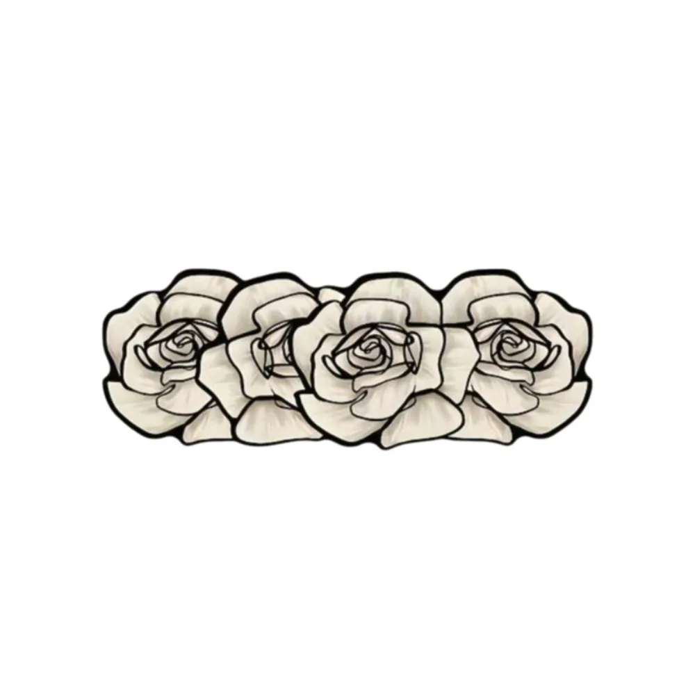 

Household Diatomaceous Earth Flower Shape Bathroom Mat Absorbent Quick-drying Kitchen Rug Long Strip Non-Slip Door Mat Restroom