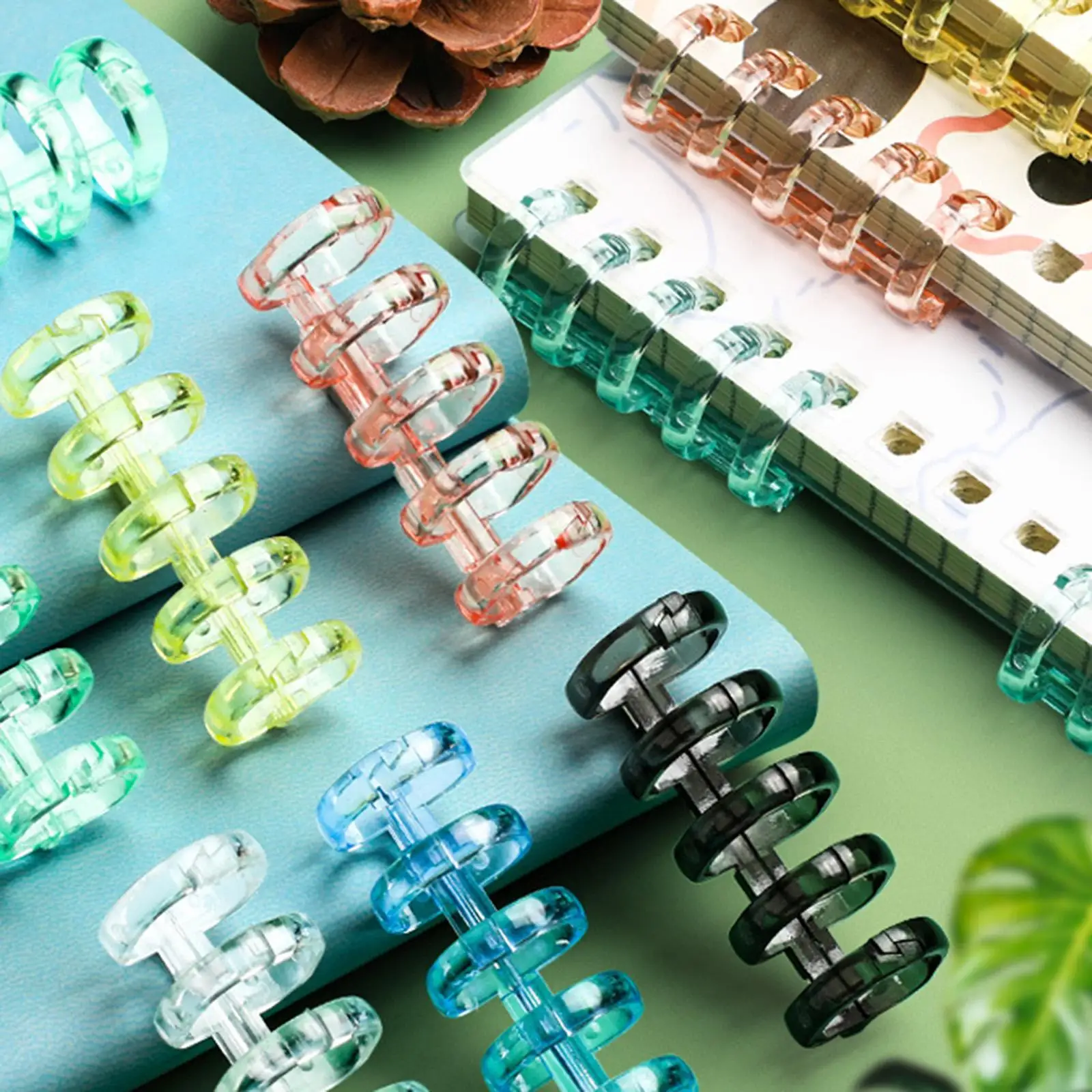 5-rings-plastic-loose-leaf-binder-rings-durable-hinged-snap-split-binding-spines-for-travel-diary-calendar-office
