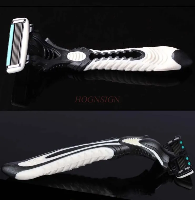 6 Blades Shaver Razor for Men Razor Men Shaving Personal Stainless Steel Safety Razor Blades