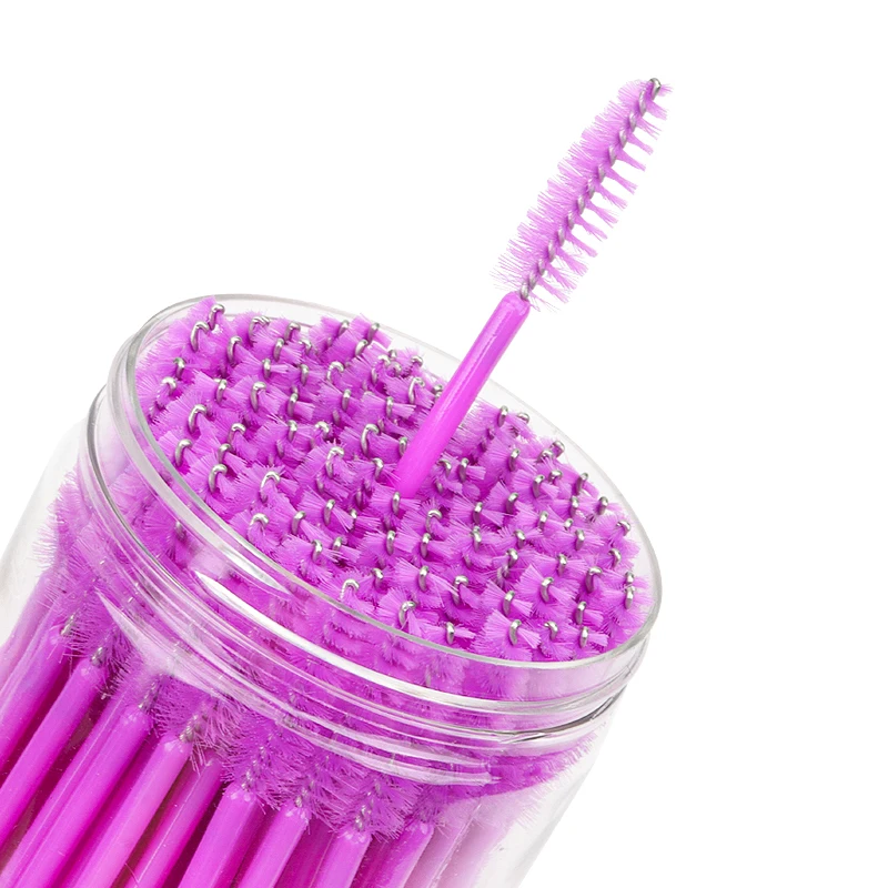 Brosse d'extension de cils de poulet pour femmes, baguette de mascara, ensemble d'outils cosmétiques, maquillage de beauté, pinceau pour les yeux, 100 pièces