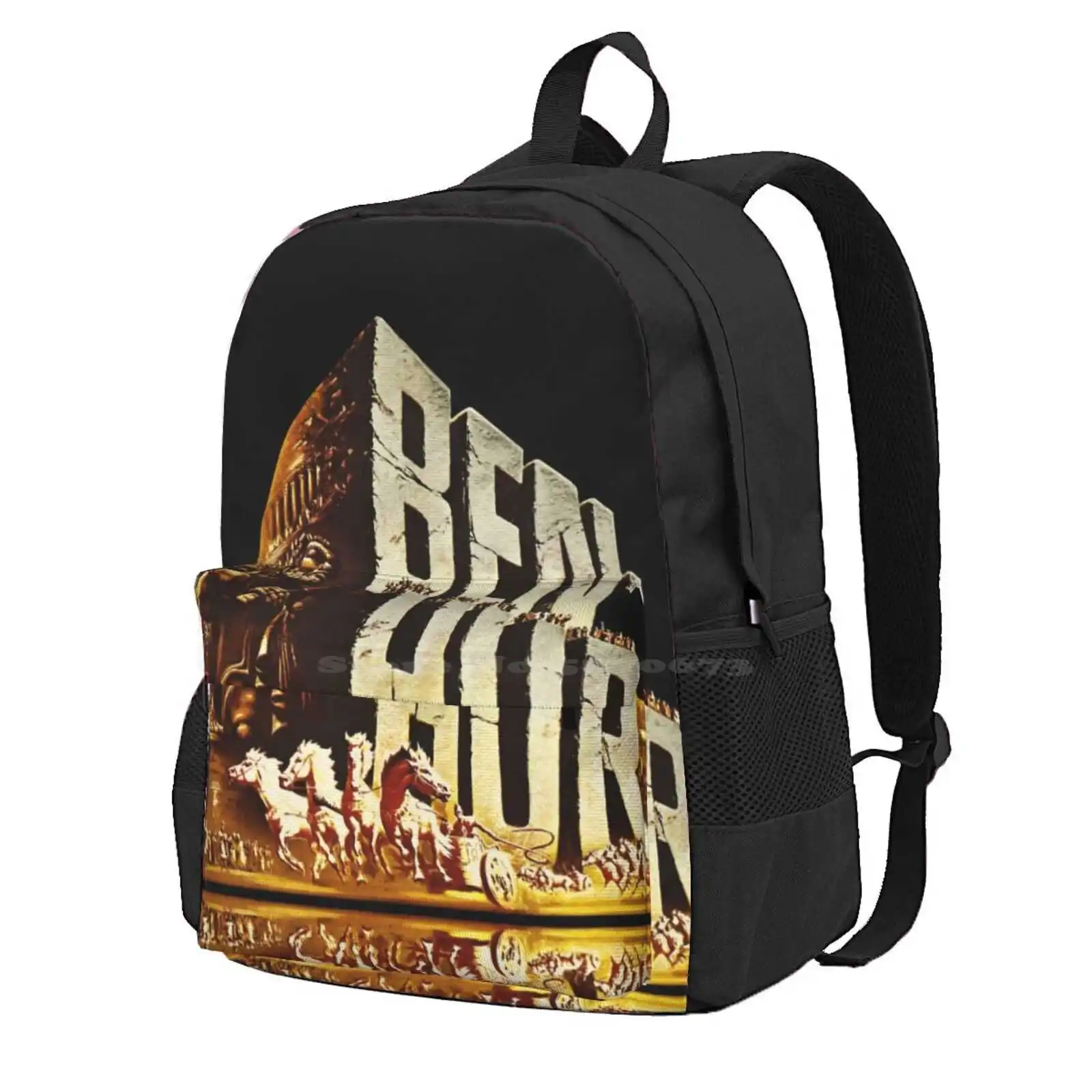 

Ben Hur Hot Sale Schoolbag Backpack Fashion Bags Ben Hur History Movie Film Old Vintage Legendary Awesome Harmony Fantasy