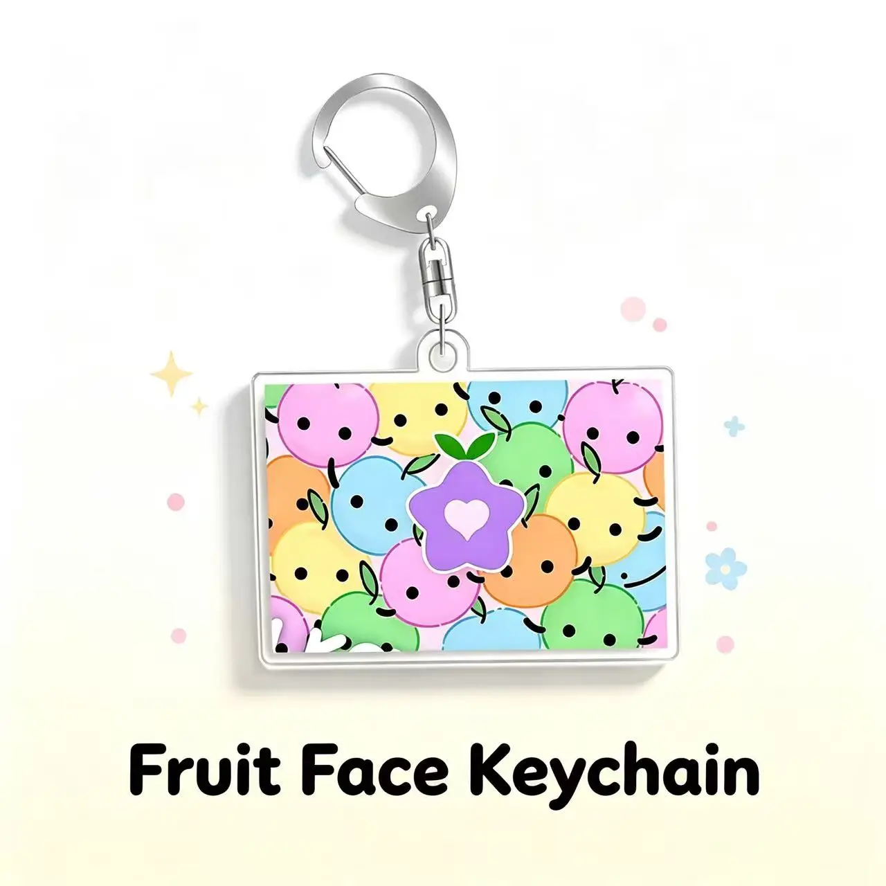 For Pokemon Elf Fruit Face Keychain Pokemon Box Eevee Laptop Pikachu Switch Eevee Cartoon Anime Keychain Pendant Toy Gift 5cm