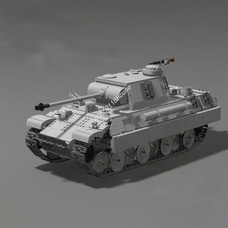 1957pcs MOC schaal Panther Tank Oude Versie Technisch Model Bouwstenen ambachtelijk speelgoed idee DIY Verjaardag Monteren kerstcadeaus