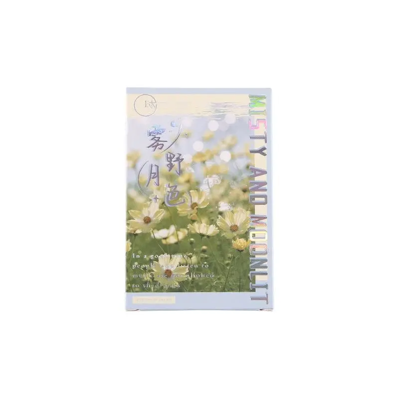 6 Designs Romantic Travel Notes LOMO Card DIY INS Style Scenery Mini Greeting Cards Message Card Gift Stationery