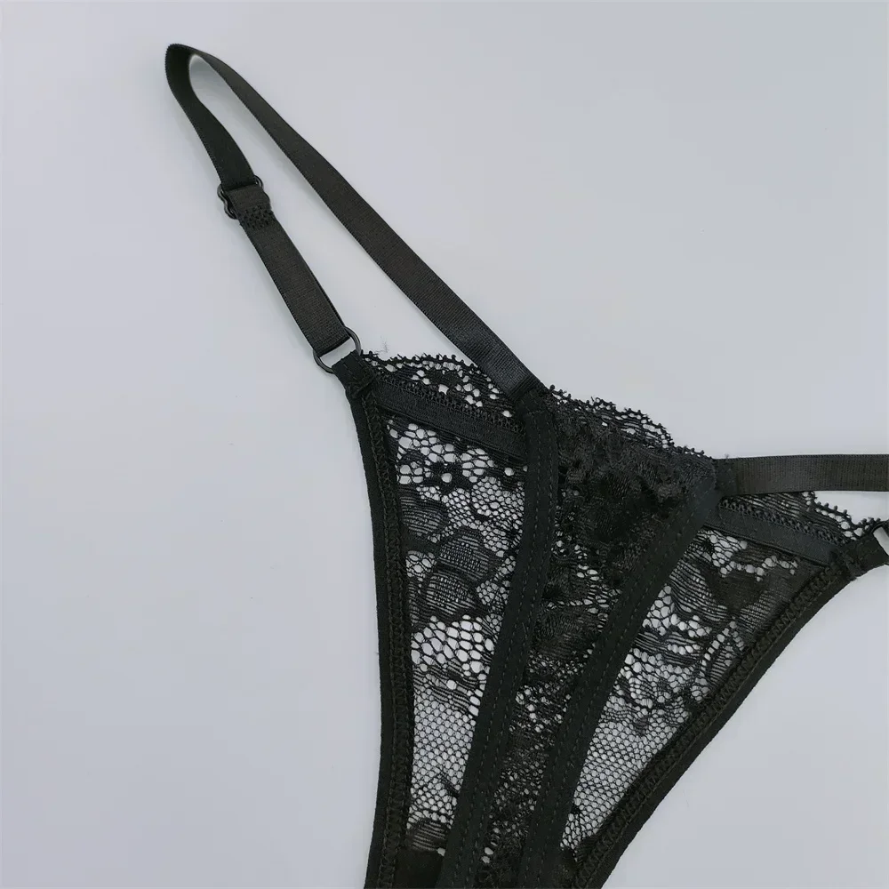 Танга из 3-х частей для женщин, bragas de cintura baja, прозрачная веревка для интерьера, сексуальная, транспираемая, lencería varitima
