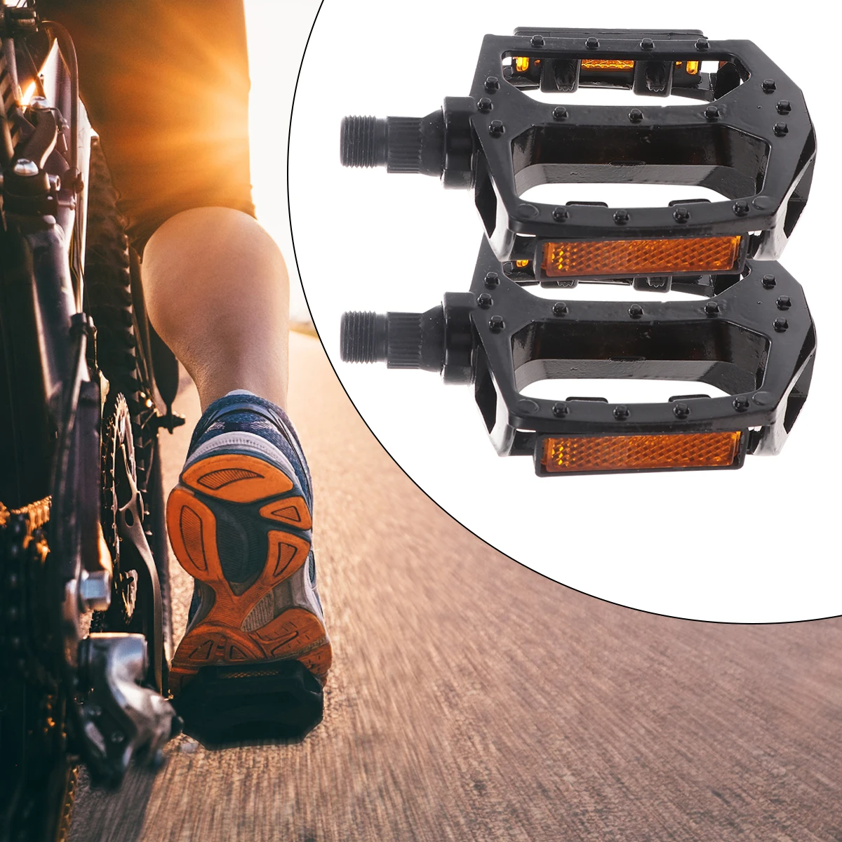 

Bicycle Pedal Metal Accessories for Bike Aluminium Alloy Pedals Road Cycling Suitable Cycle Cross Dirt Jumper Folding Mountain