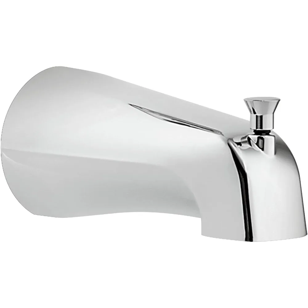 

Moen 3800 Series Tub Spout with Lift Rod Diverter, 1/2-Inch Threaded IPS, 5.5-Inch Length, Chrome Finish