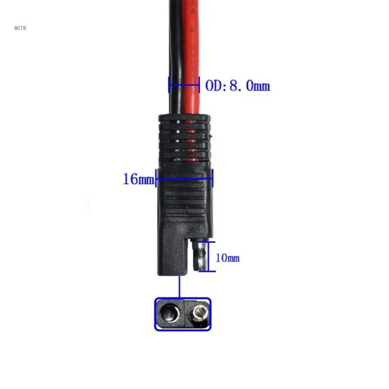 Conector sae 23.62 polegadas, conector porta lateral com tampa protetora