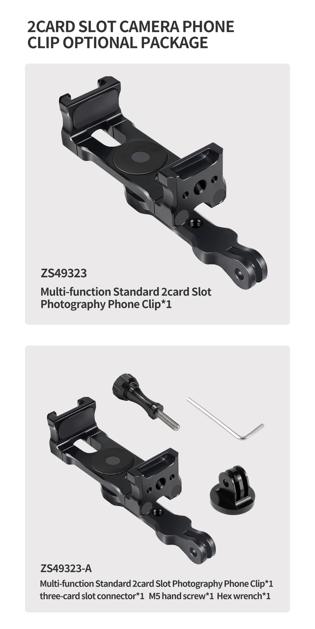 Handy-Ständer halter 360-Grad-Drehung Stativ adapter Kalt schuh 1/4 "Halterung für Smartphone Vlog Selfie Stick Lichter stehen – Detail 13