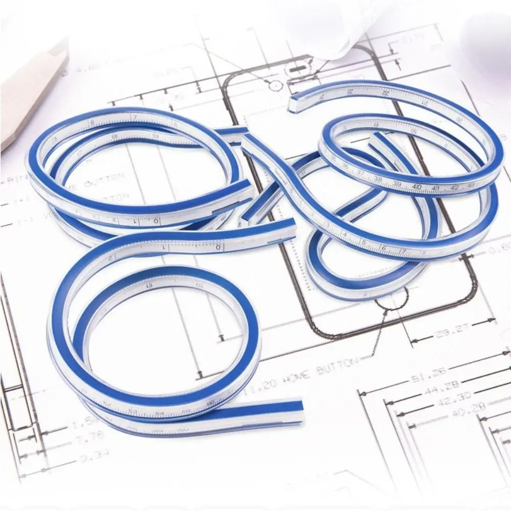 Measurement Student Drawing Tool School Serpentine Ruler Dividing Ruler Drafting Drawing Ruler Flexible Curve Ruler