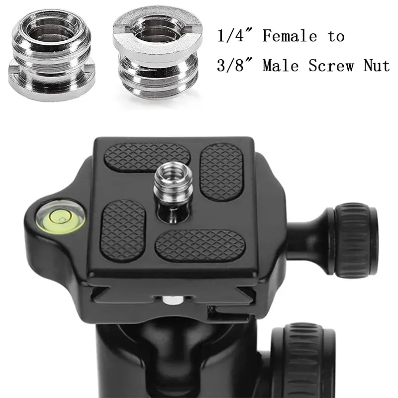 1/4 Zoll auf 3/8 Zoll Schraubadapter Konverter Gewindeanschluss für GoPro Action-Kamera Blitz Stativ Einbeinstativ Lichtstativ Mikrofon – Detail 6