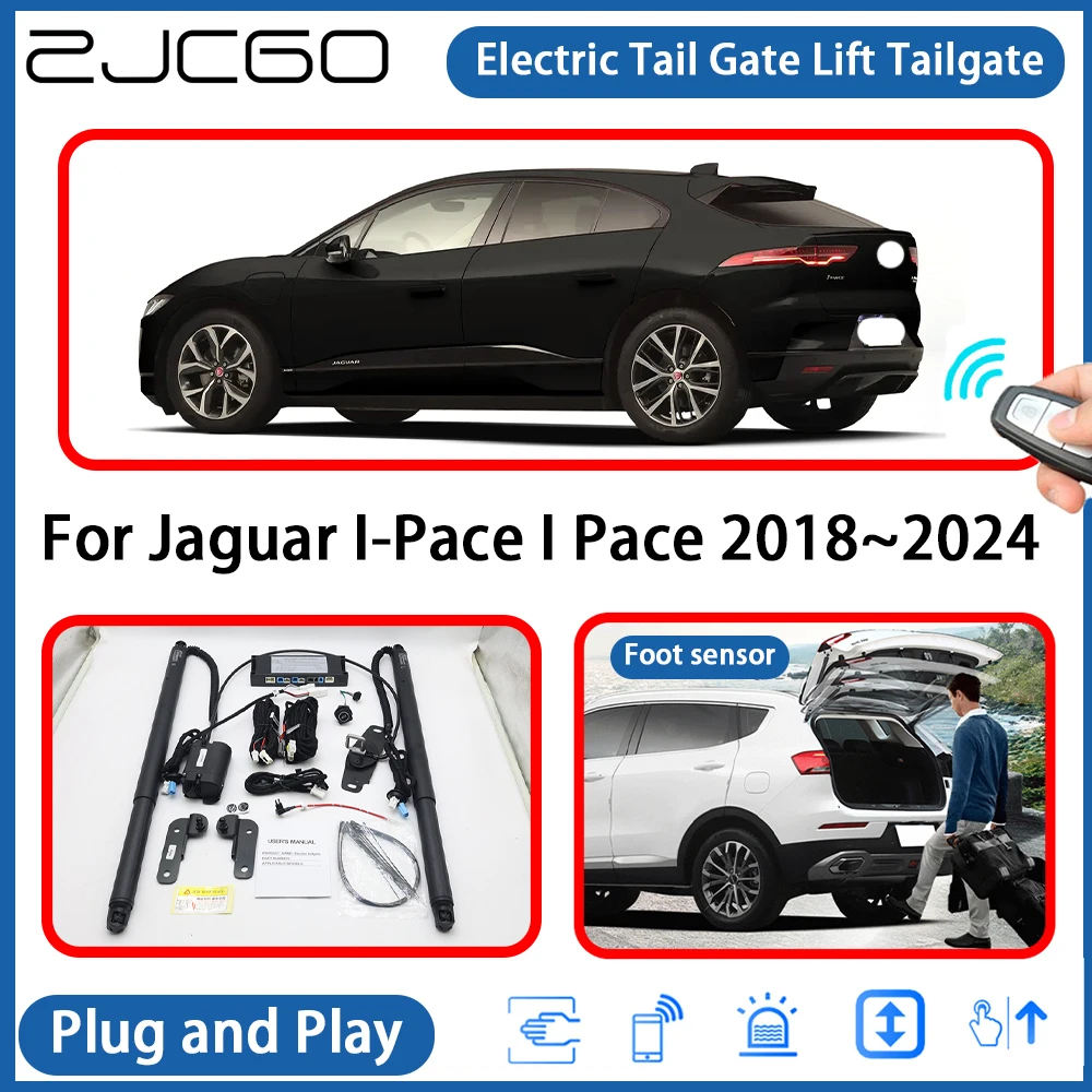 لجاكوار I-Pace I Pace 2018 ~ 2024 نظام مساعدة الرفع للباب الخلفي يعمل بالطاقة الأوتوماتيكية #1