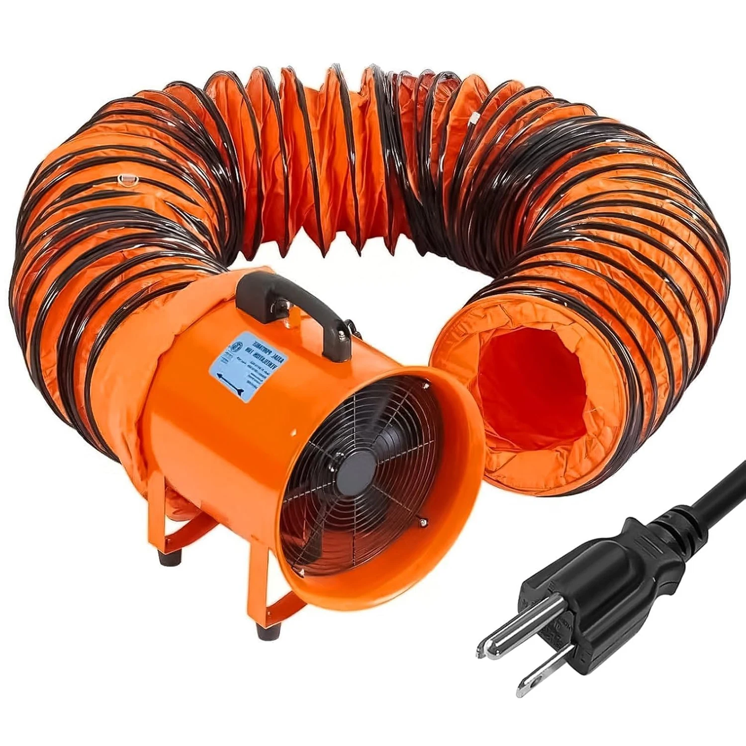 

Exhaust Fan Ventilation Paint Booth Utility Blower, Utility Blower Fan, Heavy Duty Portable Exhaust Fan with Duct Hose