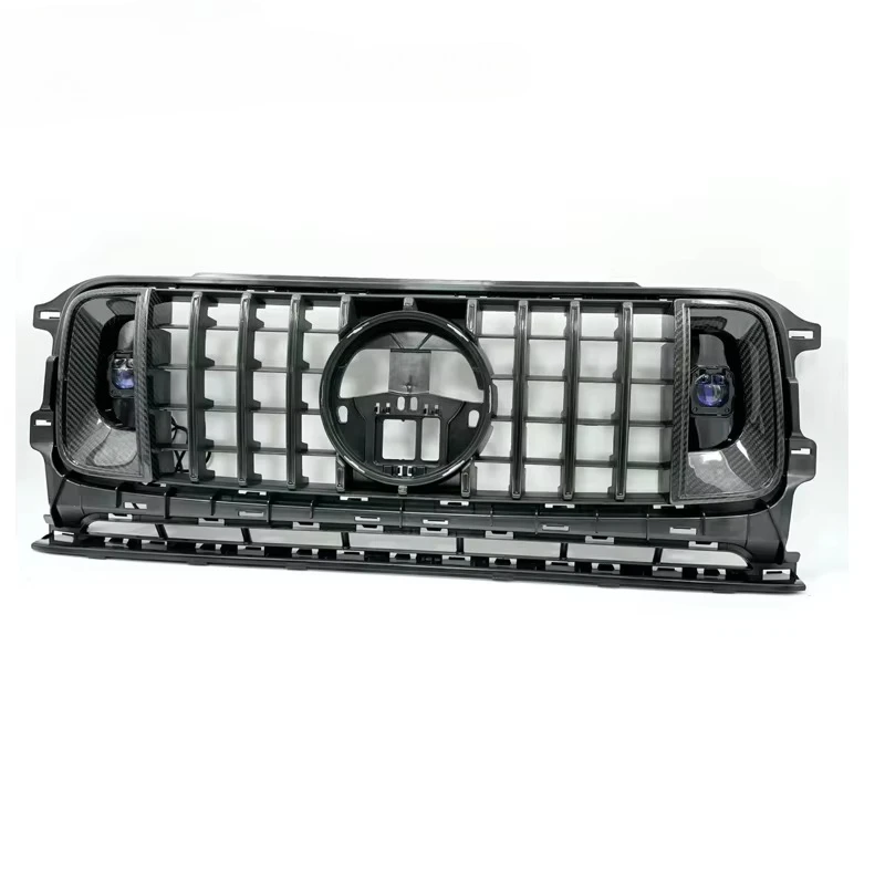 CLY New  Grille Benz G Class W464 W465 G63 G800 Damage Free Installation Plug-and-Play Black Dry Carbon Factory Price
