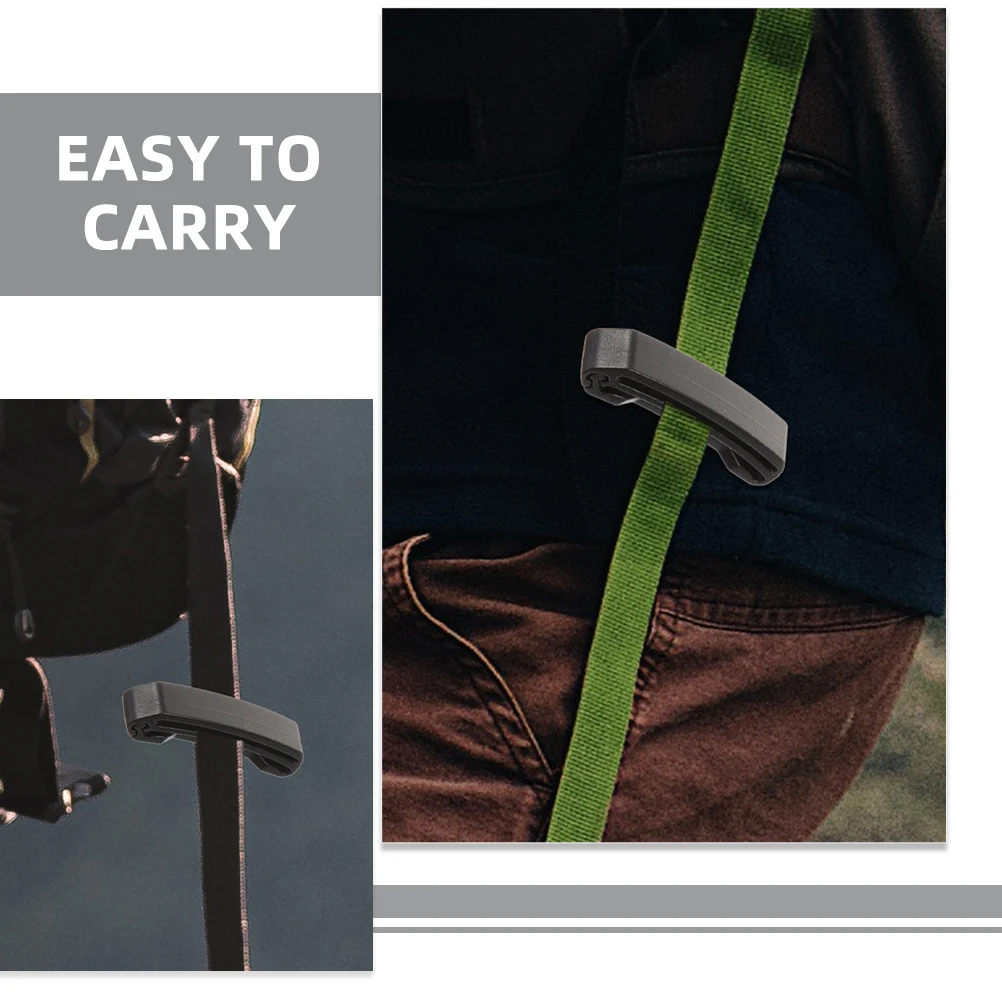 

2 Pcs Waist Belt Mountaineering Backpack Clip Parts Plastic Buckle Strap Buckles Replacement for Backpacks Black