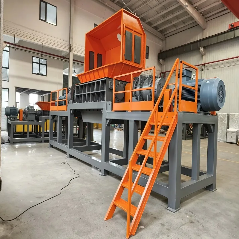 Customized Plastic Granulator Shredder Waste Recycling Crushing Machine Dual-shaft shredder Cutter Grinder Shredder Machine
