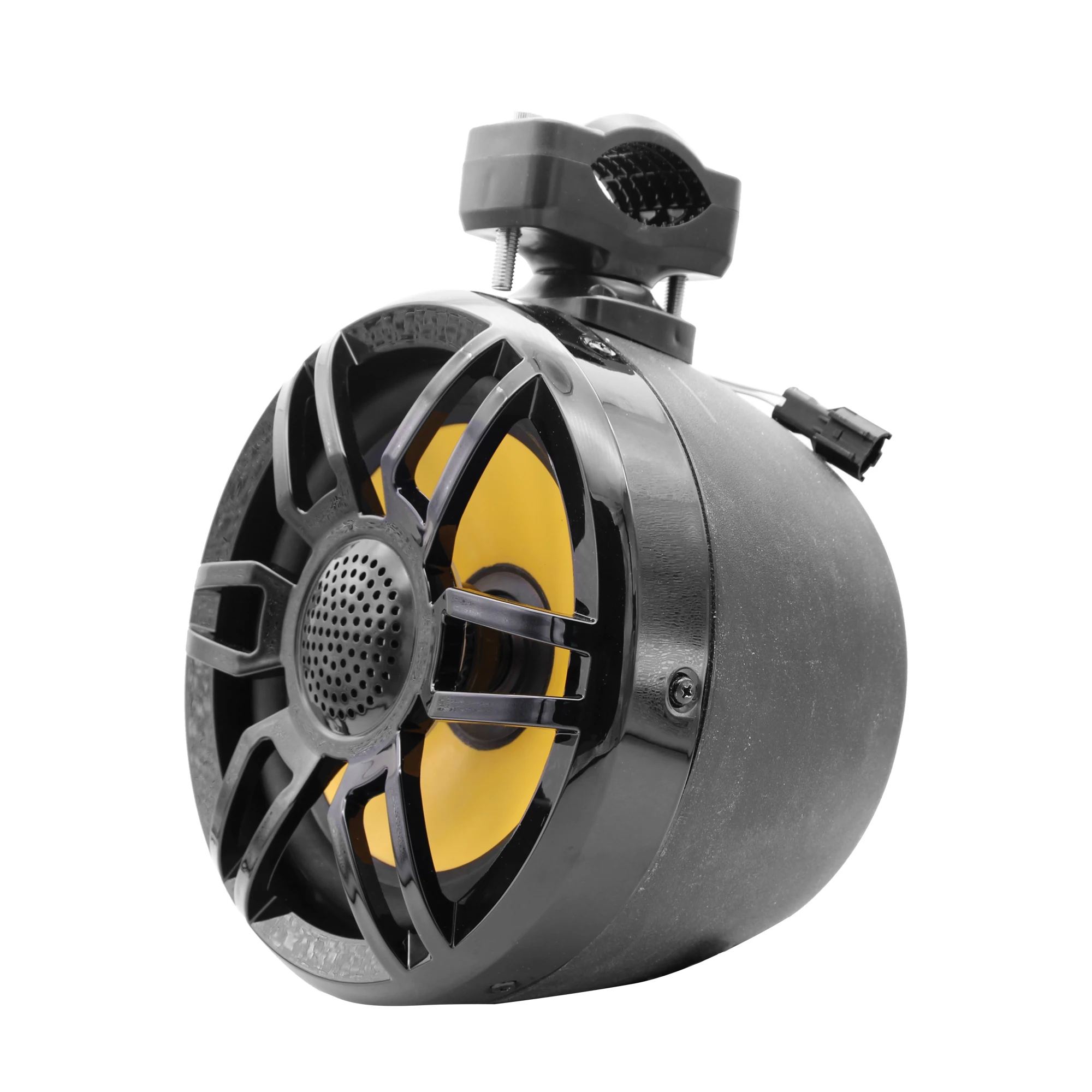 Głośniki wieżowe wodoodporne STLF 8'' do zastosowań morskich, akcesoria do łodzi, H-G6208 czarne, IP66, do wakeboardu, ATV, UTV, skuterów wodnych