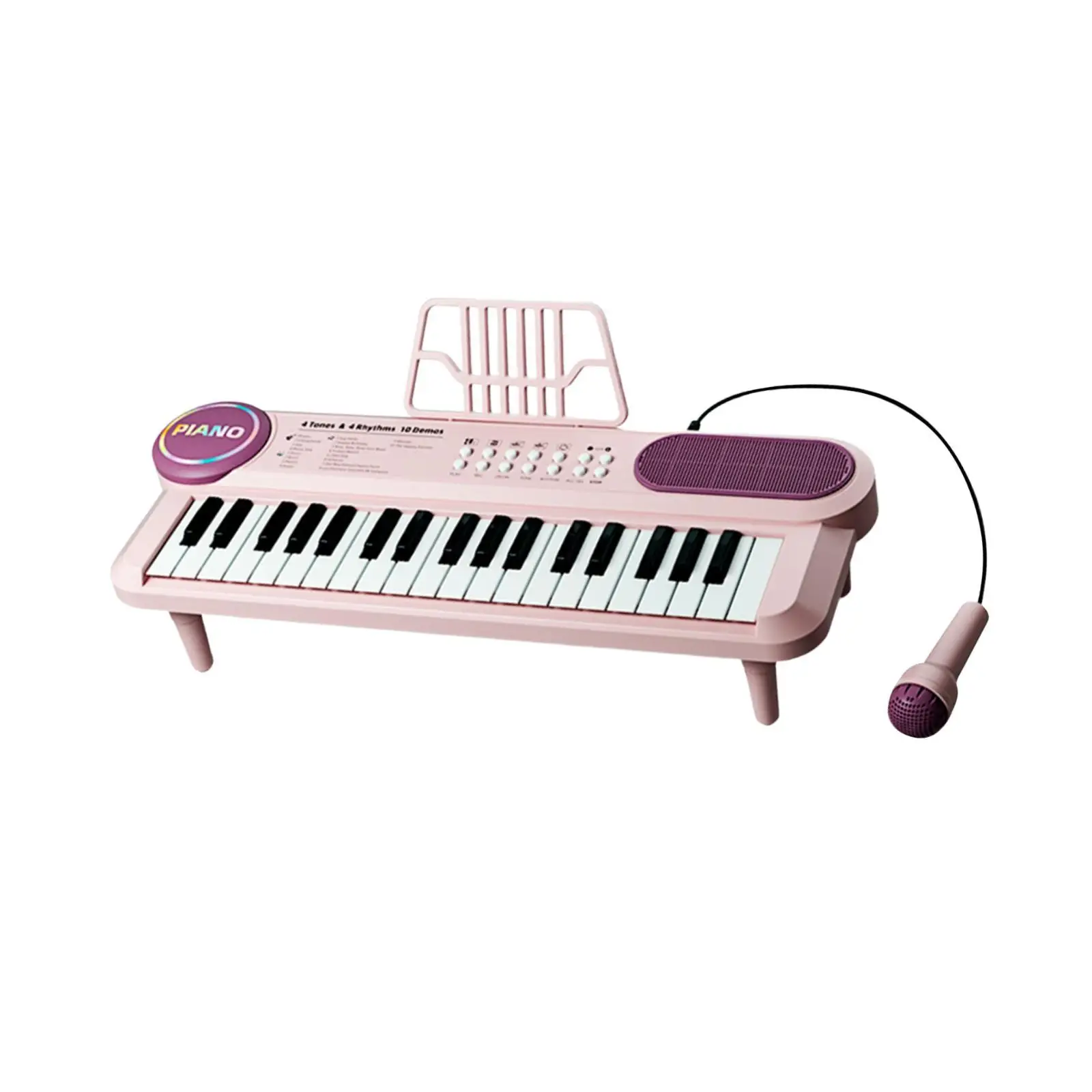 

Educational Electronic Piano Keyboard 37 Keys Musical Toy for Child Language Skill Training