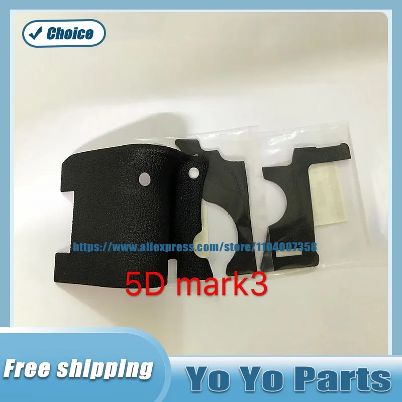 

3pcs/Set For Canon EOS 5D3 5DIII Leather Case Rubber Leather Belt Camera Digital Accessories