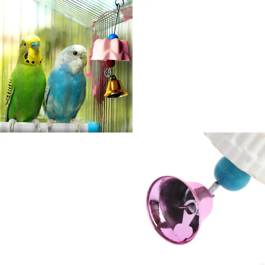 37ME Parrot Chewing Toy Bird Beak Grinding Stone with Calcium Supplement for African for Grey Conure Parakeet Cocka
