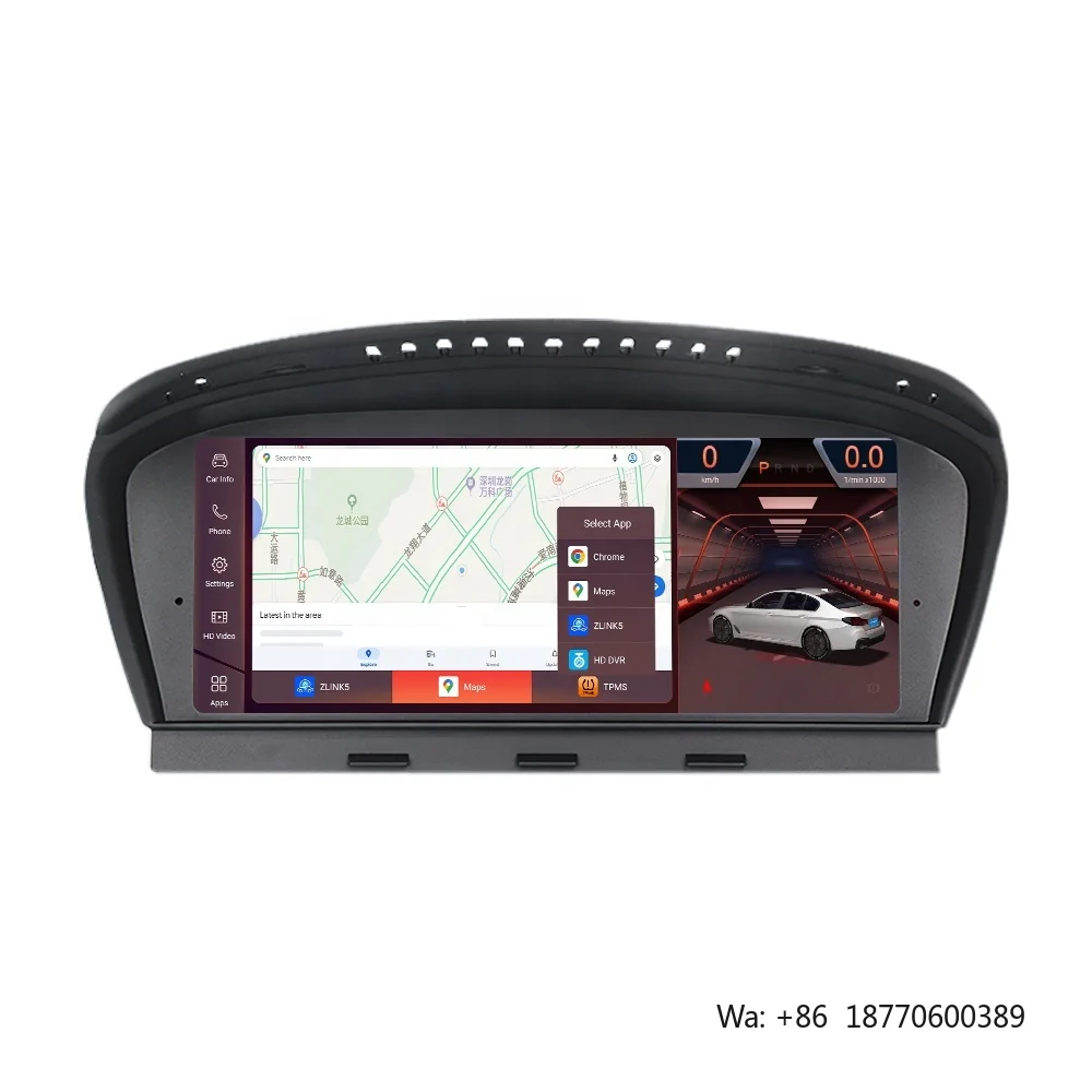MEKEDE 680 3D UI Android Snapdragon 8Core Car DVD Player  Android Navigation DSP for 8.8 " BMW E60 E61 E62 E63 E64 E90 E91 E92 view 2