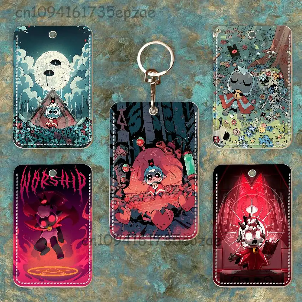 ซี-คัลท์ ออฟ เดอะ แอล-แลมบ์ซองใส่บัตรหนัง PU พรีเมียมพร้อมคาราไบเนอร์โลหะ ดีไซน์ปรับแต่งได้สำหรับการใช้งานในชีวิตประจำวัน