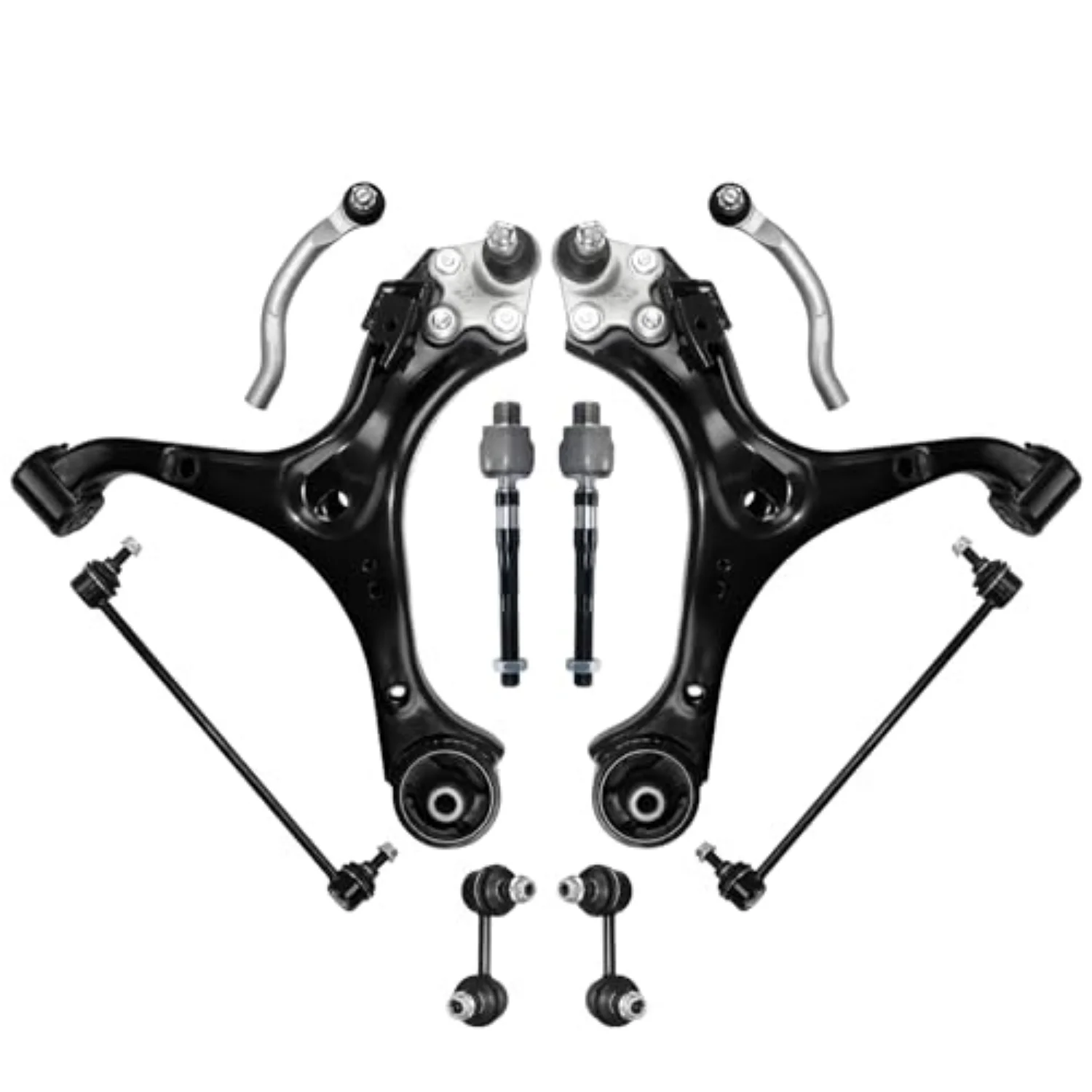 

AzbuStag Front Rear Lower Control Arm stabilizer Link Tie Rod 10Pcs Kits for Honda Civic Automatic Transmission ONLY 2013-2015