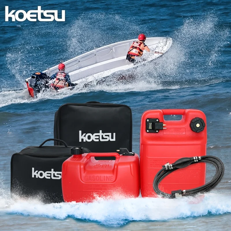 

Портативный пластиковый топливный бак KOETSU Marine, 6 галлонов (24 л) / 3 галлона (12 л) с топливным шлангом, опциональная сумка для бака