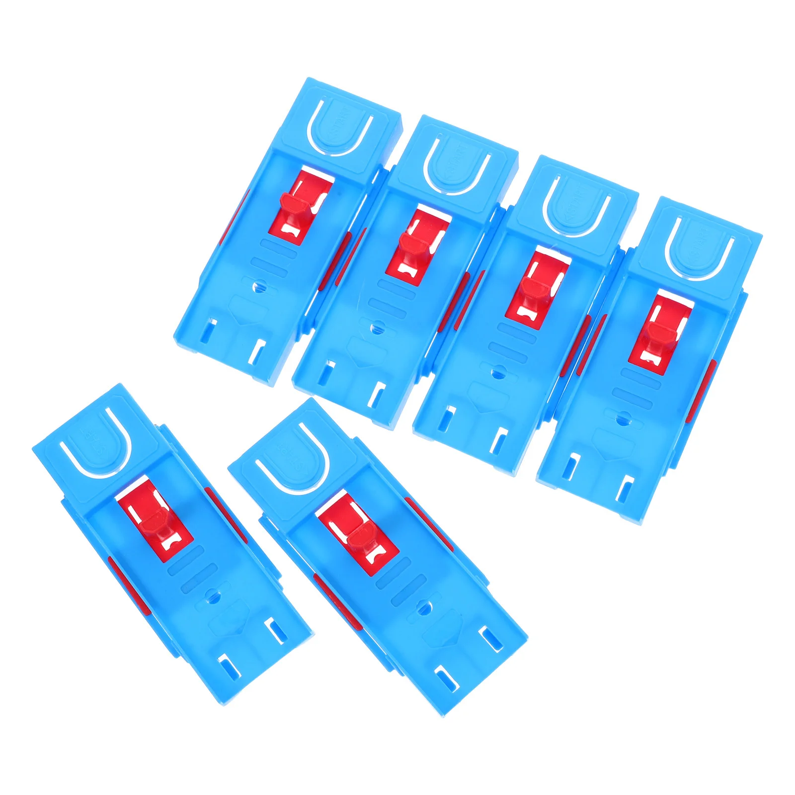 

6Pcs Race Car Launcher Accessory Portable Plastic Ejector for Kids Fun Exciting Racing Game Lightweight