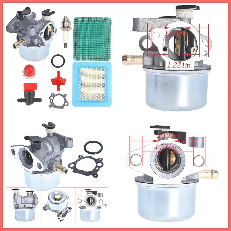 Carburetor for 4-7HP Lawn Mower Engine, Compatible with Models 6150 790845 794304 796707 799866 799871