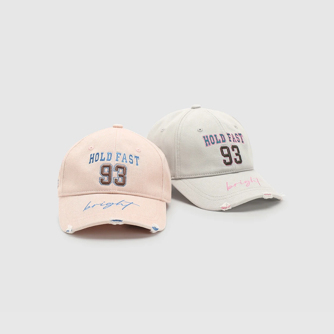 casquette-de-baseball-brodee-ur-pour-femme-style-color-block-effet-delave-design-troue-en-coton-a-calotte-ronde-et-visiere-courbee-uaya60113