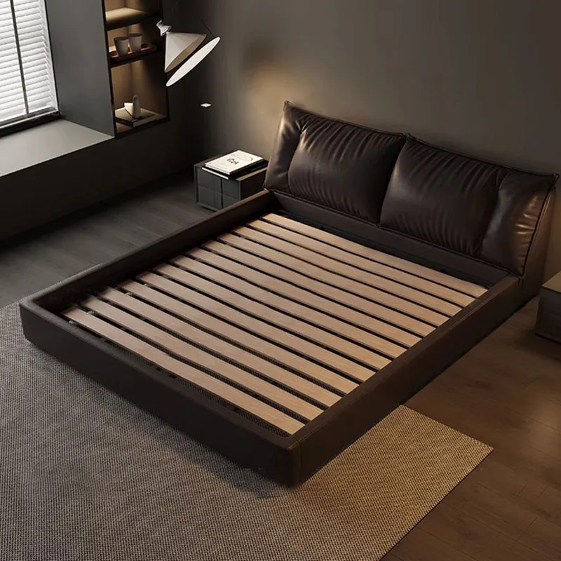 

Luxury Modern Massage Bed Bedroom Frame Queen Double Storage Floating Design Space Saving Bed Simple Sleepingcama Home Furniture