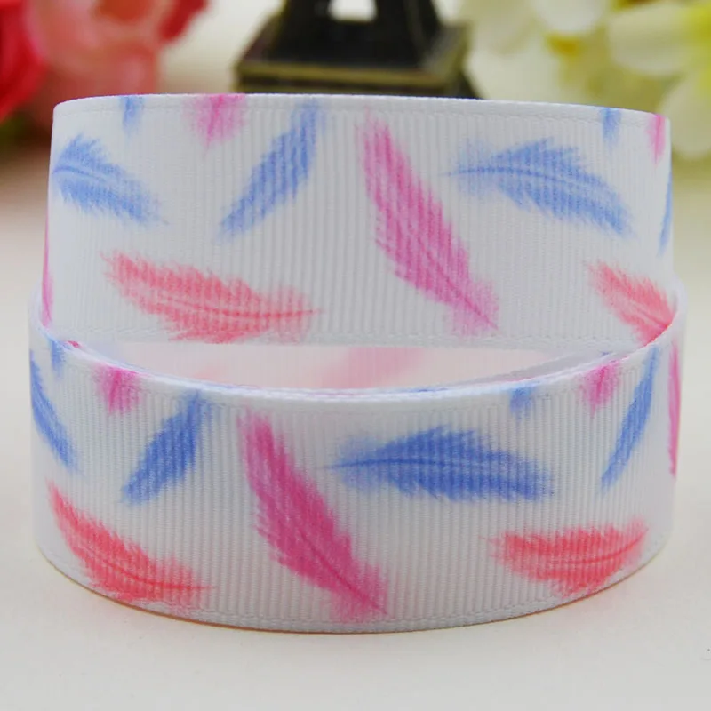 22mm 25mm 38mm 75mm Ruban satin Feather Cartoon Character printed Grosgrain Ribbon party decoration 10 Yards Mul113