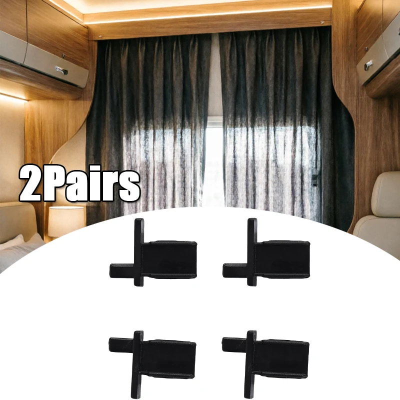 4Pcs/Set Trailer/RVs Remis Window Blind Clips End Clips Pegs 2 Left/H And 2 Right/H RV Caravan Motorhome Parts Accessories