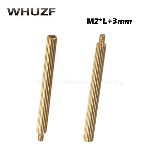 Standoff Bolts 100pcs Copper Standoff M2 Male Female  Brass Standoff Spacer Roung Hesd Stud Spacer