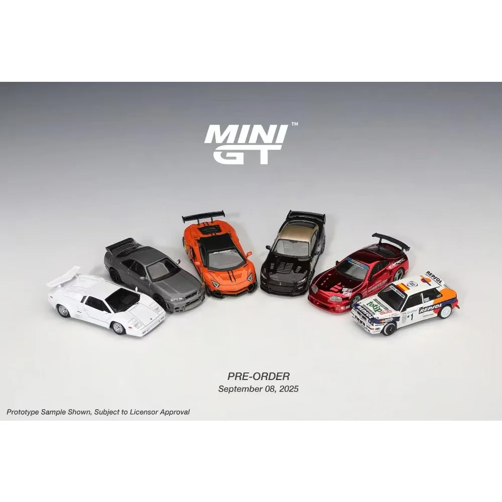 

MINIGT 1:64 LB Toyota Supra A80 Top Secret GT-300 WORKS Lamborghini Aventador Limited Edition MGT01132 MGT01133 Alloy Model