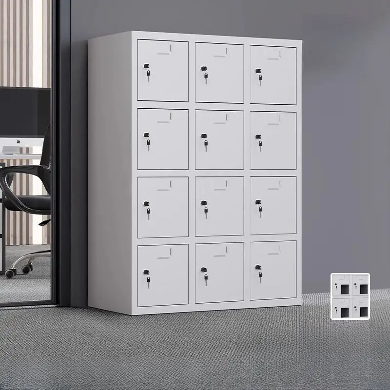 Customized 12 Compartments Best Selling Smart Cell Phone Storage Locker Mobile Phone Charging Locker