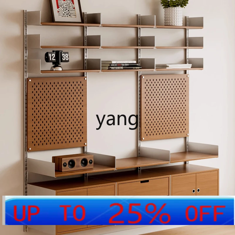 LHH  Vintage Wall Shelf Kitchen Multifunctional Side Cabinet Multi-layer Coat Rack