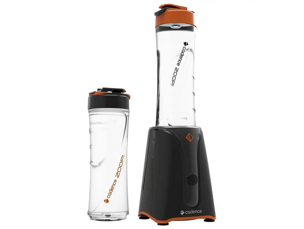 Liquidificador Cadence Contrast BLD701 600W 500ml Preto e Laranja - 220V