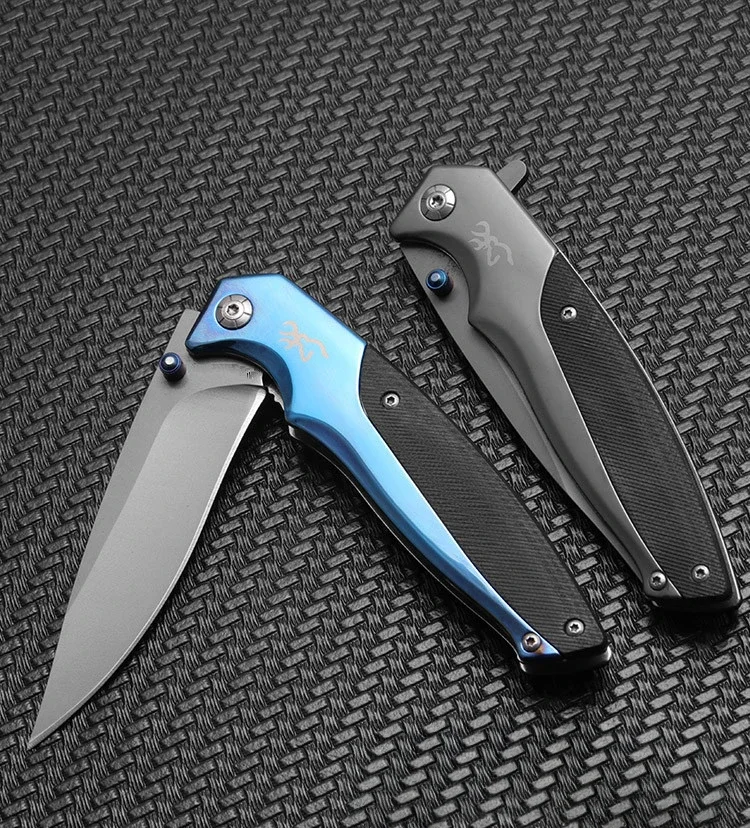 New Outdoor Camping Sharp Folding Pocket Knife High Hardness Multifunctional Field Camping Multifunctional Survival Knife